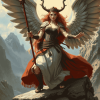 Norse Valkyrie Fantasy by Carl Emil Doepler Diamond Painting