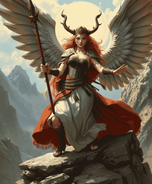 Norse Valkyrie Fantasy by Carl Emil Doepler Diamond Painting