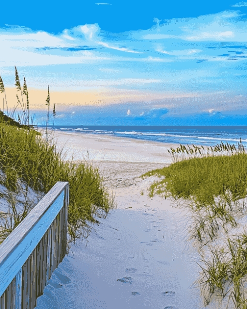 North Carolina Beach Escape Diamond Painting