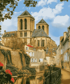 Notre Dame Boulogne Cityscape Diamond Painting