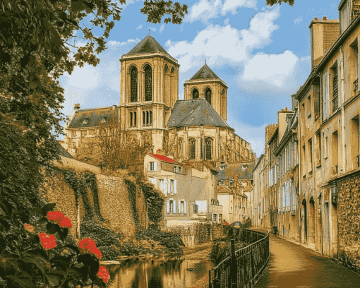 Notre Dame Boulogne Cityscape Diamond Painting