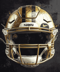 Notre Dame Helmet Football Diamond Painting