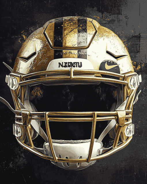 Notre Dame Helmet Football Diamond Painting