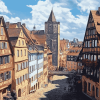 Nuremberg Cityscape Diamond Painting