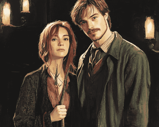 Nymphadora Tonks Remus Lupin Movie Series Diamond Painting