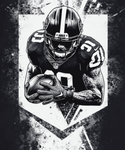 Oakland Raiders Football Players Diamond Painting