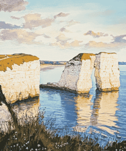 Old Harry Rocks Scenic Diamond Painting