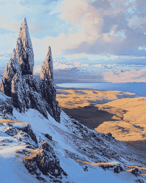 Old Man Of Storr Mountain Diamond Painting