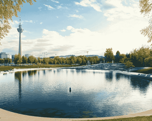 Olympiapark Scenic Diamond Painting