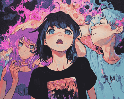 Omori Manga Anime Diamond Painting