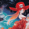 One Piece Merry Anime Diamond Painting