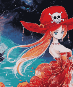 One Piece Merry Anime Diamond Painting