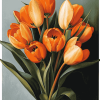 Orange Tulips Diamond Painting