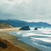 Oregon Beaches Diamond Painting