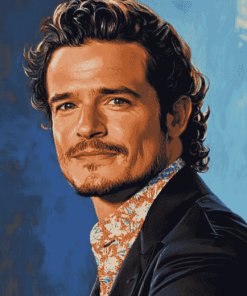 Orlando Bloom Celebrity Diamond Painting