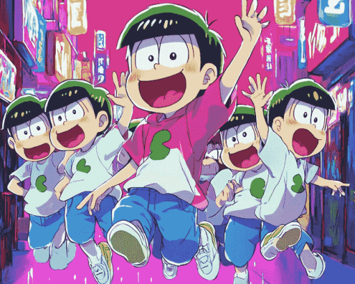 Osomatsu San Anime Diamond Painting