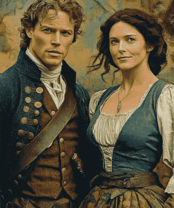 Outlander Claire & Jamie Fraser Diamond Painting