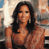 Padma Lakshmi Famous Woman Diamond Painting