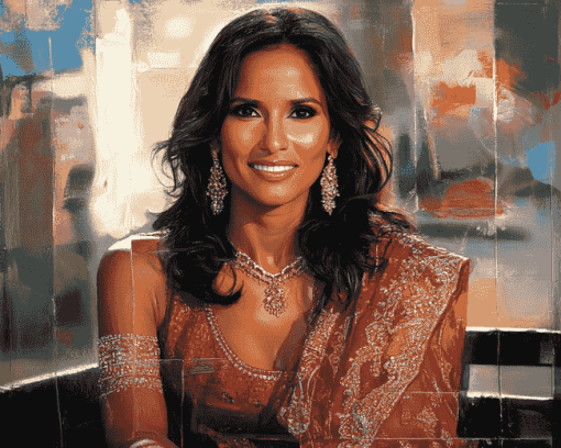 Padma Lakshmi Famous Woman Diamond Painting