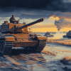 Panther Tanks Military Diamond Painting