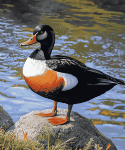 Paradise Shelduck Bird Diamond Painting