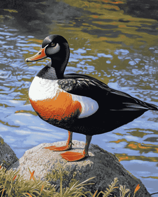 Paradise Shelduck Bird Diamond Painting