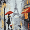 Paris Romance in the Rain Diamond Painting