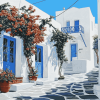 Paros Greece Island Diamond Painting