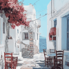 Paros Island Alleys Diamond Painting