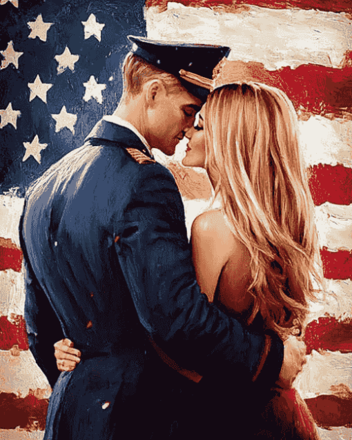 Patriotic Romance Diamond Painting