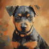 Patterdale Terrier Puppy Diamond Painting