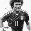 Paul Breitner Iconic Football Players Diamond Painting