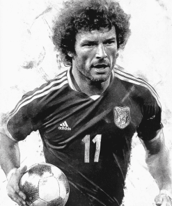 Paul Breitner Iconic Football Players Diamond Painting