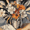 Paul Nash Vintage Bouquet Diamond Painting