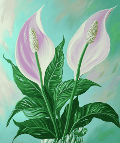 Peace Lily Blossom Diamond Painting