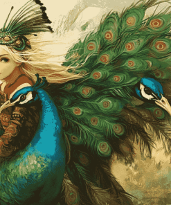 Peacock Fantasy Diamond Painting