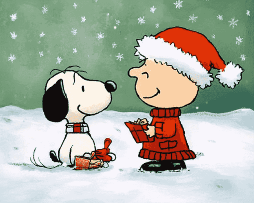 Peanuts Christmas with Charlie Brown Diamond Painting