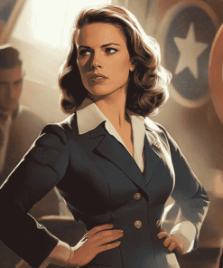 Peggy Carter Captain America Film Diamond Painting