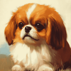 Pekingese Puppy Diamond Painting