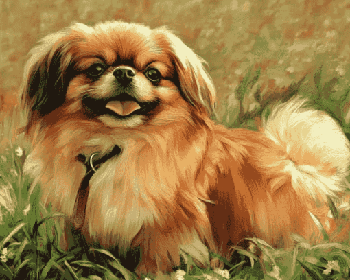 Pekingese Puppy Diamond Painting