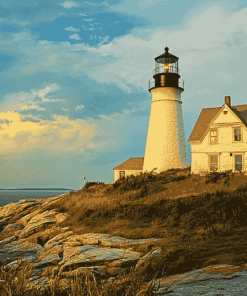 Pemaquid Point Lighthouse Diamond Painting