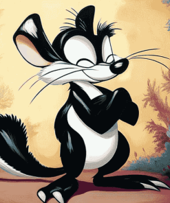 Pepe Le Pew Cartoon Diamond Painting