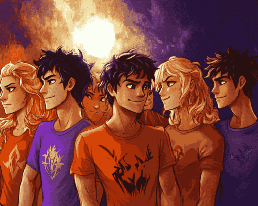 Percy Jackson Animated Series Diamond Painting