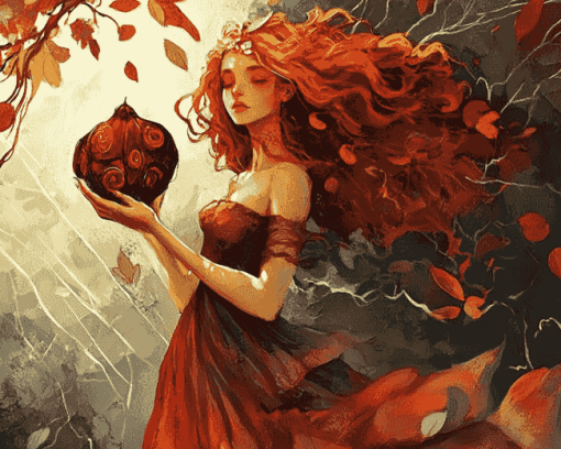 Persephone Fantasy Animation Diamond Painting