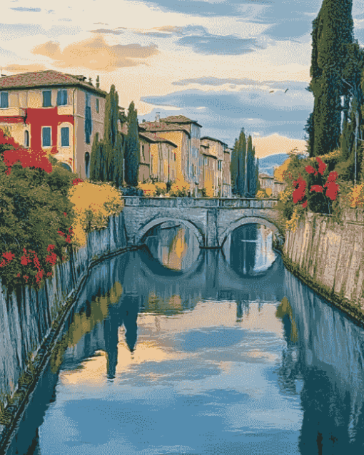 Peschiera Scenic Views Diamond Painting