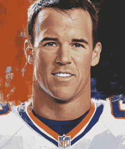 Peyton Manning Football Icon Diamond Painting