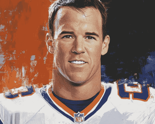 Peyton Manning Football Icon Diamond Painting