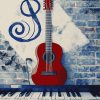 Piano and Guitar Harmony Diamond Painting