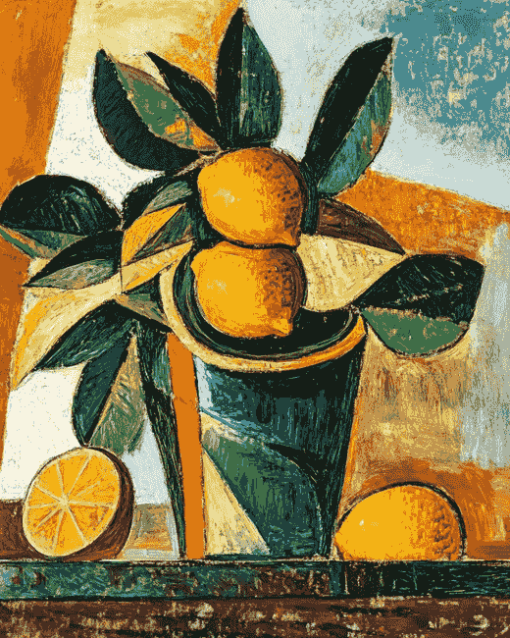 Picasso Lemons Vintage Diamond Painting