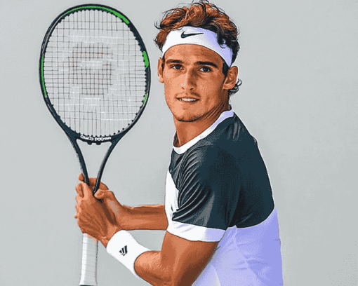 Pierre Hugues Herbert Tennis Diamond Painting